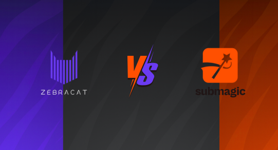 Compare ZebraCat AI and Submagic AI — discover which AI video generator creates viral content faster. Get free access & promo codes today!